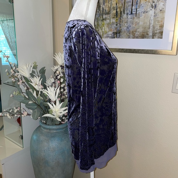 Simply Vera Wang purple blouse - Picture 6 of 11